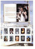 FRANCE Collector 2011 GEORGES BRASSENS - Feuillet De 10 Timbres Autocollants Lettre Prioritaire 20g - Collectors