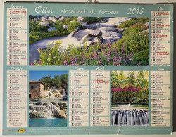 CALENDRIER - ALMANACH DU FACTEUR 2015  - Département SEINE ET MARNE - Paysages - Grand Format : 2001-...