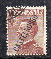 Y15 - CASTELROSSO 1924 , Il 85 Cent Bruno Rosso Usato N. 23 - Castelrosso