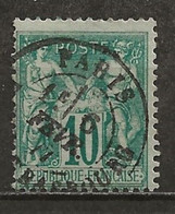 FRANCE: Obl., N° YT 65, Belle Oblitération, Signé A Brun, B - 1876-1878 Sage (Type I)