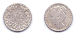 Netherlands 25 Cents 1906 - 25 Centavos