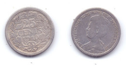 Netherlands 25 Cents 1910 - 25 Cent