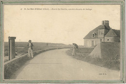 CPA (18) Le BEC-d'ALLIER - Aspect De La Route Du Guetin, Ancien Chemin De Halage, En 1910 - Baugy