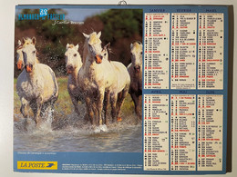 CALENDRIER - ALMANACH 2005 Des PTT  - Département SEINE ET MARNE - Cheval - Grand Format : 2001-...