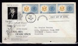 FDC United States Malaria Eradication First Day Of Issue - 1961-1970