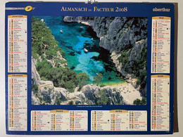 CALENDRIER - ALMANACH 2008 Des PTT  - Département SEINE ET MARNE - Paysages - Grand Format : 2001-...
