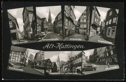 (B9672) AK Alt-Hattingen, Emschestraße 1958 - Hattingen