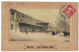 CPA - MARSEILLE - Gare St Charles (départ) - Quartier De La Gare, Belle De Mai, Plombières