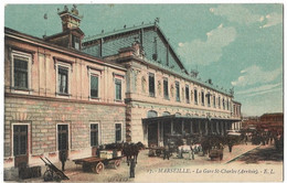 CPA - MARSEILLE - Gare St Charles (Arrivée) - Station Area, Belle De Mai, Plombières