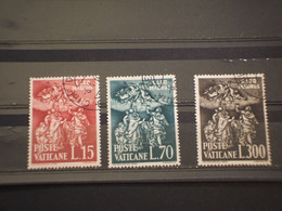 VATICANO - 1961 SAN LEO 3 VALORI - TIMBRATO/USED - Oblitérés