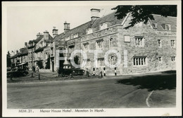 50s OLD PHOTO FOTO POSTCARD VAUXHALL ESTATE MGA MANOR HOUSE HOTEL MORETON IN MARSH CARTE POSTALE - Other & Unclassified