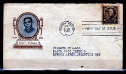 FDC Tuskegee Institute Famous American Educator First Day Of Issue - 1851-1940