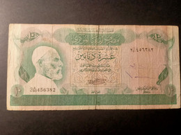 LIBYA 10 DINARS 1981 P 46a USED USADO - Libia