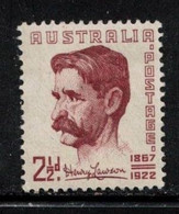 AUSTRALIA Scott # 222 MH - Henry Hertzberg Lawson - Nuevos