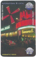 UK - ET - Romantic Paris 1, Moulin Rouge, Remote Mem. 2£, Mint - Bedrijven Uitgaven