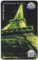 UK - ET - Romantic Paris 2, Eiffel Tower, Remote Mem. 2£, Mint - [ 8] Ediciones De Empresas