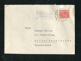"BERLIN" 1950, Brief Stempel "BERLIN, Die Interessanteste Stadt Europas Erwartet Sie" (17/92) - Briefe U. Dokumente