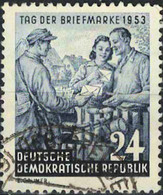 00475 - 001 - 1 MiNr. 396 DDR 1953 Tag Der Briefmarke - Gebraucht