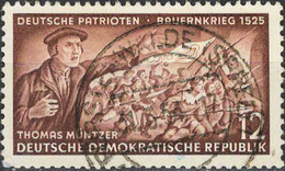 00482 - 002 - 1 MiNr. 398 DDR 1953 Deutsche Patrioten - Gebraucht