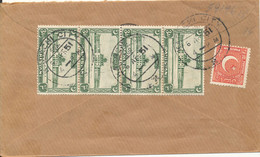 Pakistan Cover Sent To Sweden 6-4-1951 All The Stamps Are On The Backside Of The Cover - Pakistan