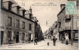 19 USSEL - Place Treich-Laplène Et Rue Du Thuel - Ussel