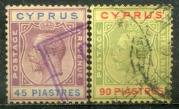 CHYPRE - Y&T  N° 102-103 (o)...très Frais - Used Stamps