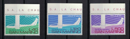San Marino 1974, Plane Vliegtuig Flugzeug Avion Sailplane Aereoplano Aerea Air Mail **, MNH, Margin - Ungebraucht