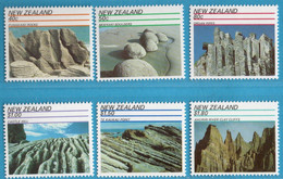 New Zealand 1991 Rock Formations 6 Values. MNH NZ-91-09 - Andere & Zonder Classificatie