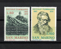 San Marino 1974, Niccolò Tommaseo Monte Titano **, MNH - Ungebraucht