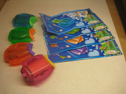 2013 Ferrero - Kinder Surprise - TR330A, TR330B, TR331A & TR331B - Joy -  Go Move - Water Games - Complete Set + 4 BPZ's - Monoblocchi