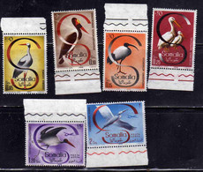 SOMALIA AFIS 1959 FAUNA AVICOLA BIRDS UCCELLI  SERIE COMPLETA COMPLETE SET MNH - Somalia (AFIS)