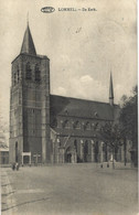 Lommel    -   De Kerk   -   1925    Naar   Antwerpen - Lommel