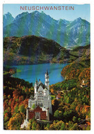 Allemagne-SCHWANGAU-1985-Chateau Royal NEUSCHWANSTEIN.cachet  FUSSEN-ALLGAU .pour PARIS....beau Timbre EUROPA  Au Verso - Otros & Sin Clasificación