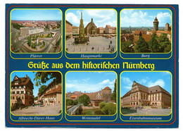 Allemagne- NUERNBERG - Gruss Aus....Multivues.. .cachet  ... .pour  LA CELLE ST CLOUD-78 (France)....  Timbre  Au Verso - Nürnberg