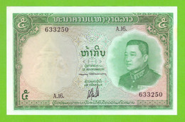 LAOS 5 KIP 1962  P-9b  UNC- - Laos