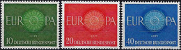DBR 1960 Europa Set Of 3 Values UMM - Ungebraucht