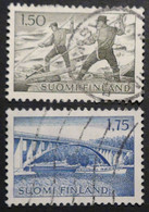 Finland - 1963 - Mi:FI 582,583xII Yt:FI 546(B),547(B) O - Look Scan - Used Stamps