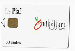 PIAF FR MONTBELIARD Ref PIAF 25000-5 Date 11/99 100 U SO3 - PIAF Parking Cards