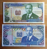 Kenia 10+20 Shillings 1990-1993 UNC/aUNC - Kenia