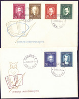 JUGOSLAVIA - WRITERS - SCIENS - PAINTINGS - OWLS - FDC - 1960 - Ecrivains