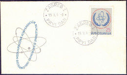 JUGOSLAVIA - NUCLEAR CONFERENCE - FDC  ZAGREB - 1961 - Atomo