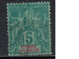 SAINT PIERRE ET MIQUELON             N°  YVERT 62   OBLITERE     ( OB    06/ 19 ) - Used Stamps