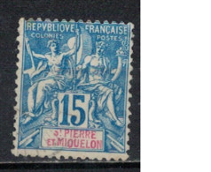 SAINT PIERRE ET MIQUELON             N°  YVERT 64  OBLITERE     ( OB    06/ 19 ) - Used Stamps