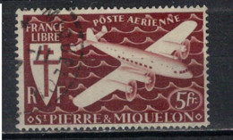 SAINT PIERRE ET MIQUELON             N°  YVERT PA 6  OBLITERE     ( OB    06/ 20 ) - Usados