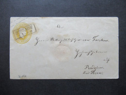 AD Preußen Um 1859 Ganzsachen Umschlag U 19 A Stempel Ra2 Storkow Nach Radojewo Bei Posen Gesendet - Ganzsachen