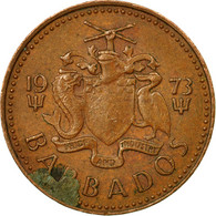 Monnaie, Barbados, Cent, 1973, Franklin Mint, TTB, Bronze, KM:10 - Barbados