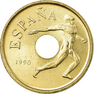 Monnaie, Espagne, Juan Carlos I, 25 Pesetas, 1990, Madrid, SUP, Aluminum-Bronze - 25 Pesetas