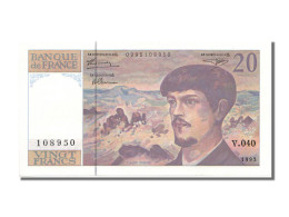 Billet, France, 20 Francs, 20 F 1980-1997 ''Debussy'', 1993, NEUF, Fayette:66 - 20 F 1980-1997 ''Debussy''