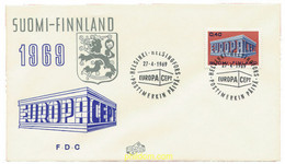 23611 MNH FINLANDIA 1969 EUROPA CEPT. 10 ANIVERSARIO DE LA CEPT - Used Stamps