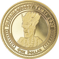 Monnaie, États-Unis, Dollar, 2021, U.S. Mint, Passamaquoddy Tribes.BE. Fantasy - Conmemorativas